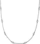 Fate Jewellery Ketting FJ492 - Crystal dots - 925 Zilver - Ingelegd met Zirkonia kristallen