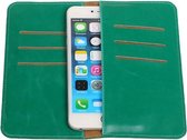 Groen Pull-up Large Pu portemonnee wallet voor Apple iPhone 6 Plus / 6s Plus