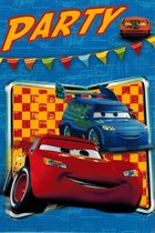 Uitnodigingen Disney - Cars Blauw