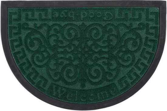 buis gekruld visie relaxdays deurmat rubber - Welcome Goodbye - halfronde voetmat -  schoonloopmat 40 x 60... | bol.com
