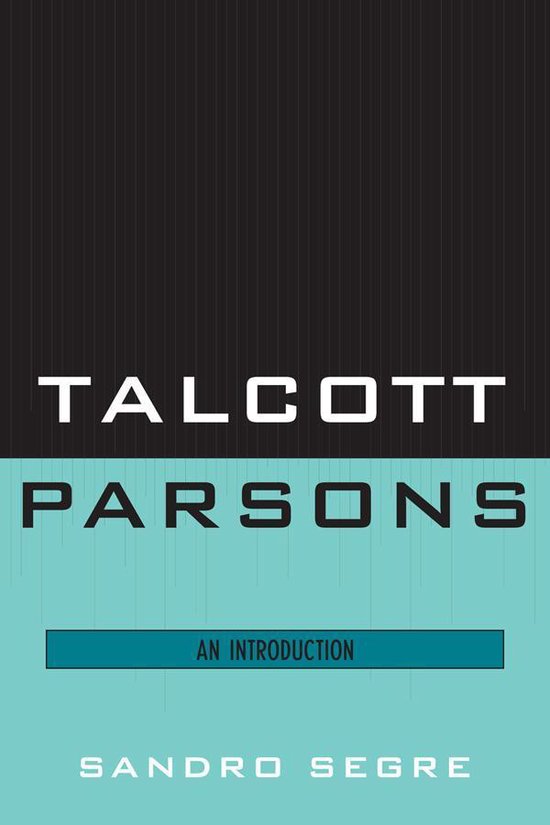 Talcott Parsons - cover