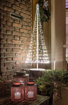 Christmas United kerstboom XXLarge 100x36 cm wit/zilver