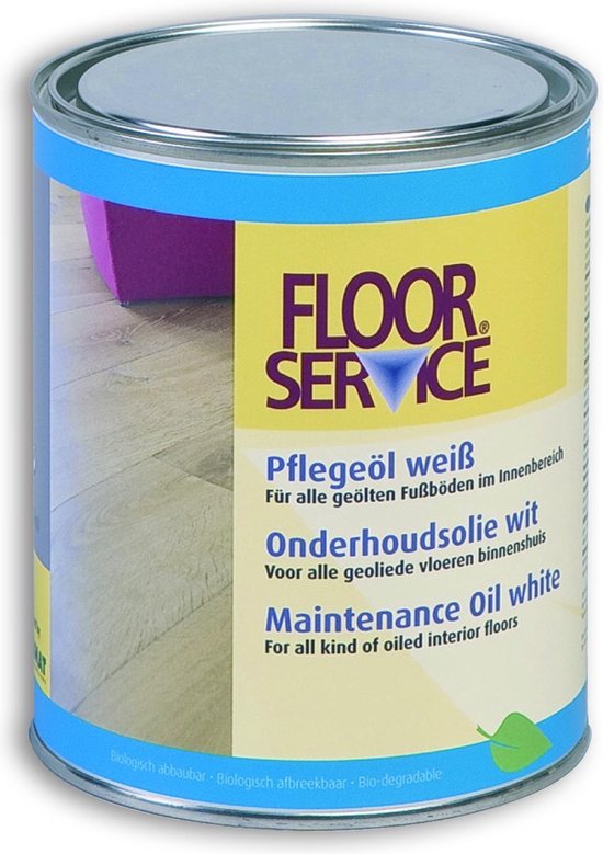 Floorservice Onderhoudsolie wit (White wash)