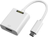 Câble adaptateur / convertisseur USB 3.1 Type-C vers HDMI Ninzer | Blanc