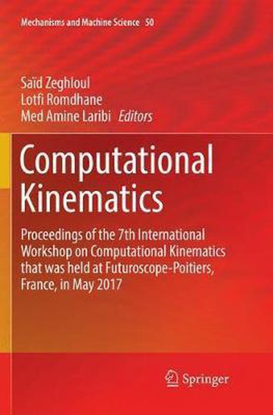 Mechanisms and Machine Science50- Computational Kinematics - cover