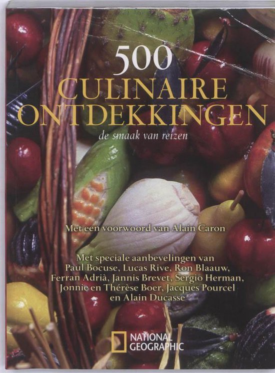 Cover van het boek '500 culinaire ontdekkingen'