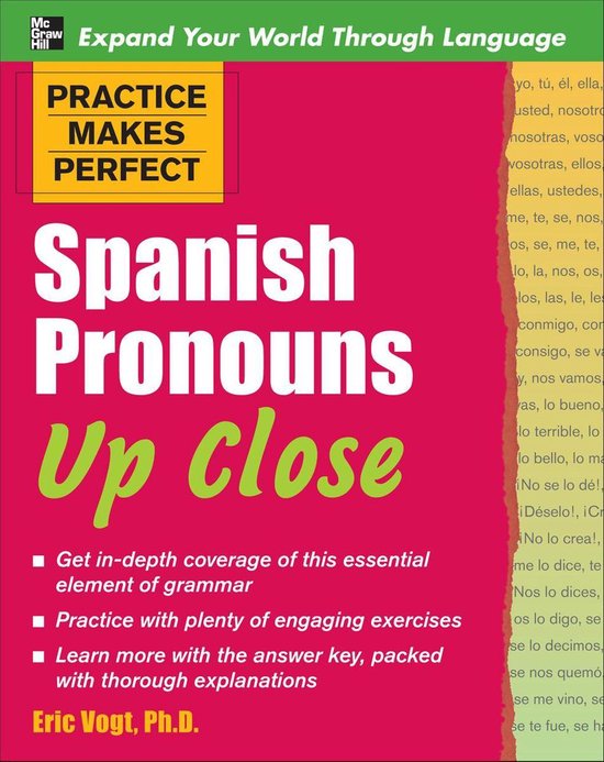 Practice Makes Perfect Spanish Pronouns Up Close - cover