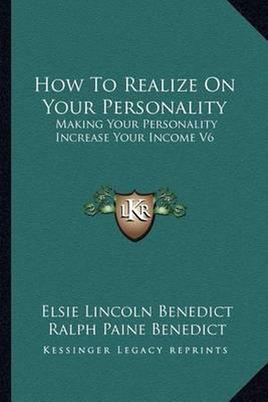 How to Realize on Your Personality - cover