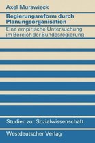 Regierungsreform Durch Planungsorganisation