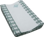 Taftan - Aankleedkussenhoes - Bestelbusje - 72 x 44 cm - grijs groen