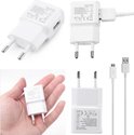 PhoneTrend® Micro USB Fast Charger/Snellader extra lang! (3 meter kabel + usb adapter) o.a. voor Samsung Galaxy S , S2, S3, S4, S5, S6 (Edge/Mini's), Note 2/3/4/ Sony / Motorola / Huawei / LG / HTC / Nokia / eReader Etc. (reislader,oplader,adapter)