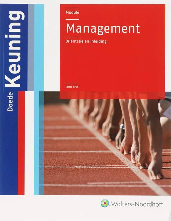 Cover van het boek 'Management / Oriëntatie en inleiding / druk 1' van D. Keuning