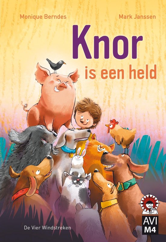 Hoera, ik kan lezen! - Knor is een held - cover