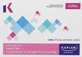 CIMA BA2 Fundamentals of Management Accounting - Revision Cards