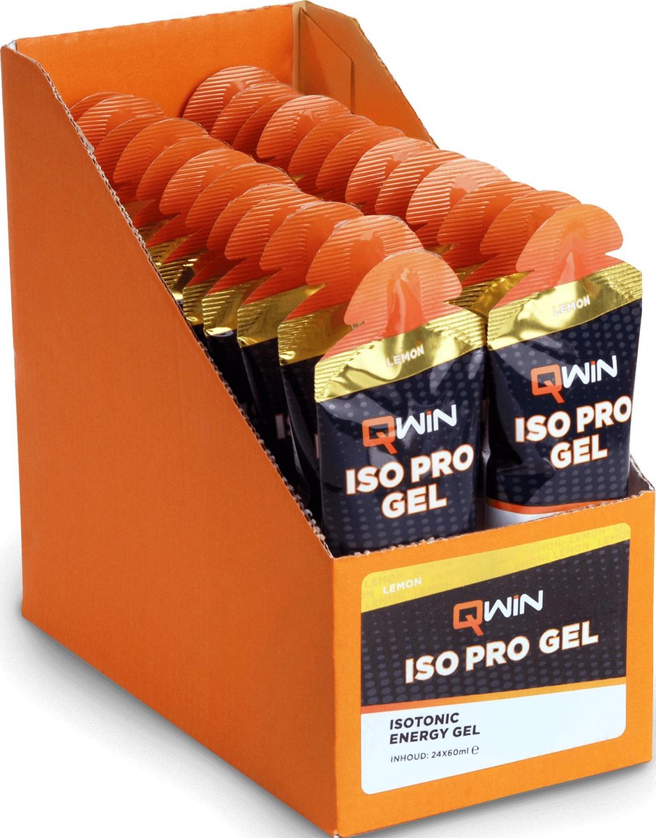 Goedkoopste QWIN Energiegel IsoPro Lemon 60ml (24 stuks