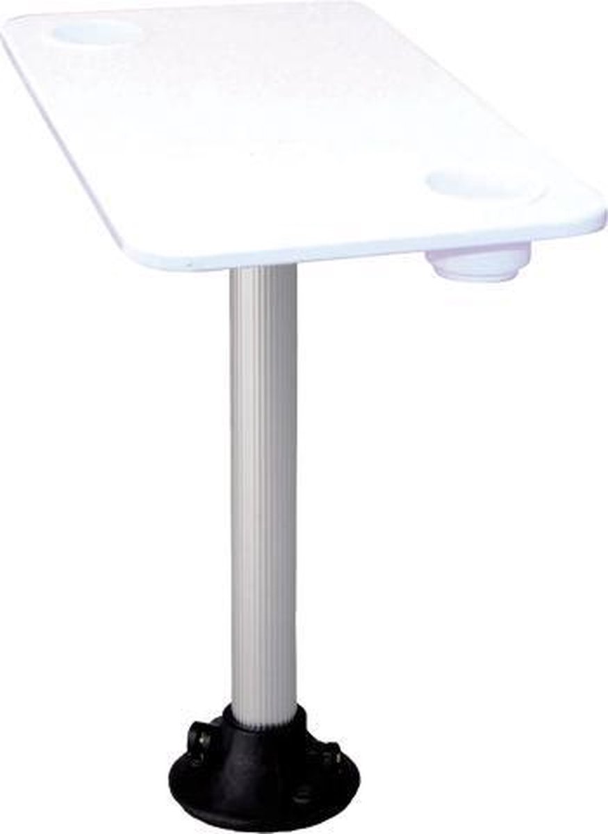 Garelick rechthoekige witte Boottafel 38 x 71 cm