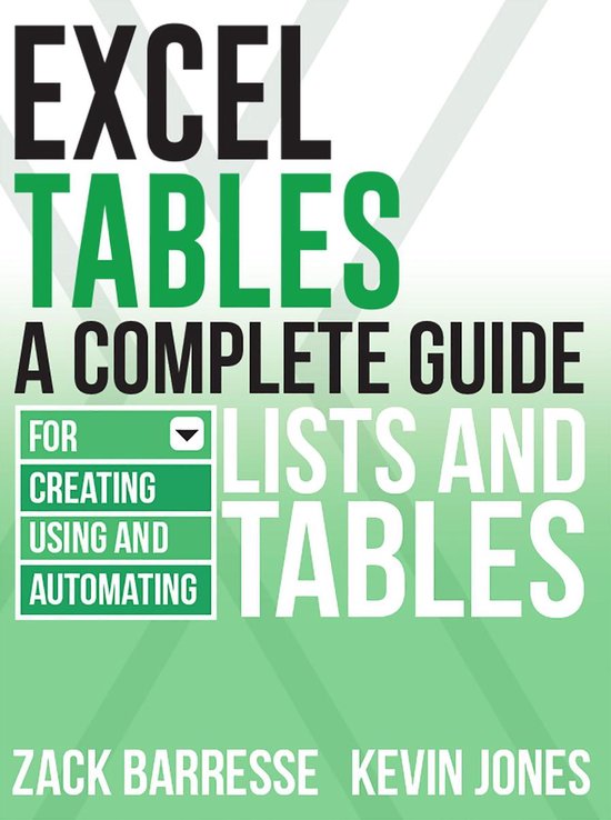 Excel Tables - cover