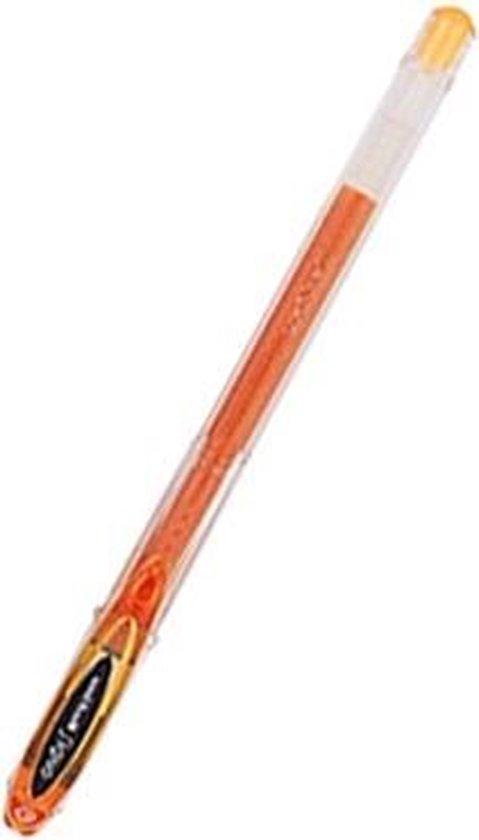 Uni-Ball Oranje Gelpen – Signo UM-120 Gel Pen – Gel pen met snel drogende, licht- en water resistente inkt – 0.7mm schrijfbreedte