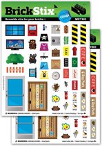 BrickStix 999107 Metro - herbruikbare stickers voor bouwstenen