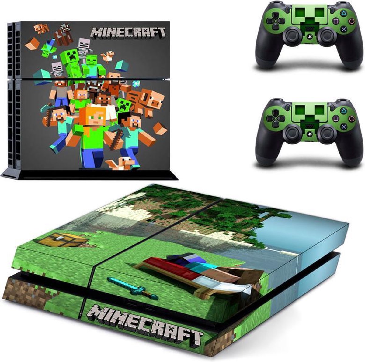 Minecraft - Playstation 4 Pro Skin Sticker | bol.com