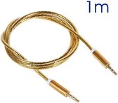 MT Deals - Ultra Sterke Audio AUX Kabel 3.5mm Jack - Goud