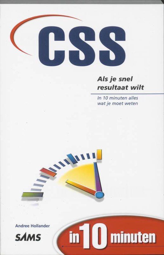 Cover van het boek 'CSS in 10 minuten'