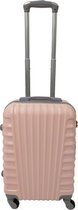 Handbagage koffer 55cm 4 wielen trolley - Licht Roze