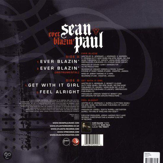 Ever Blazin', Sean Paul Muziek