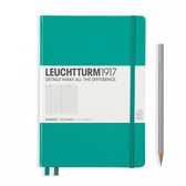 Leuchtturm1917 Notitieboek Emerald - Medium - Geruit