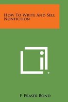 How to Write and Sell Nonfiction