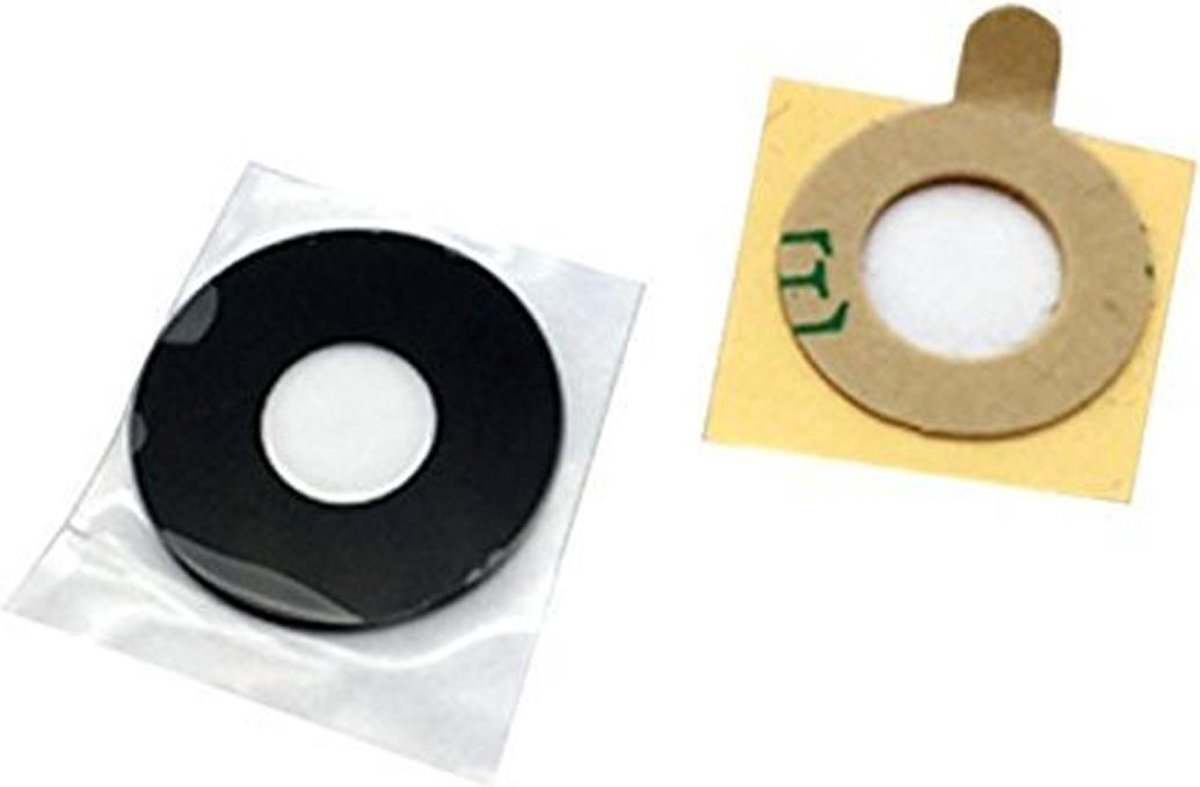 IPhone 6 / 6S achter camera lens glas + tape -zwart