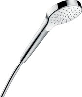 hansgrohe Croma Select Douchette à main EcoSmart - 1 jet - blanc / chrome - pomme de douche diamètre 110 mm