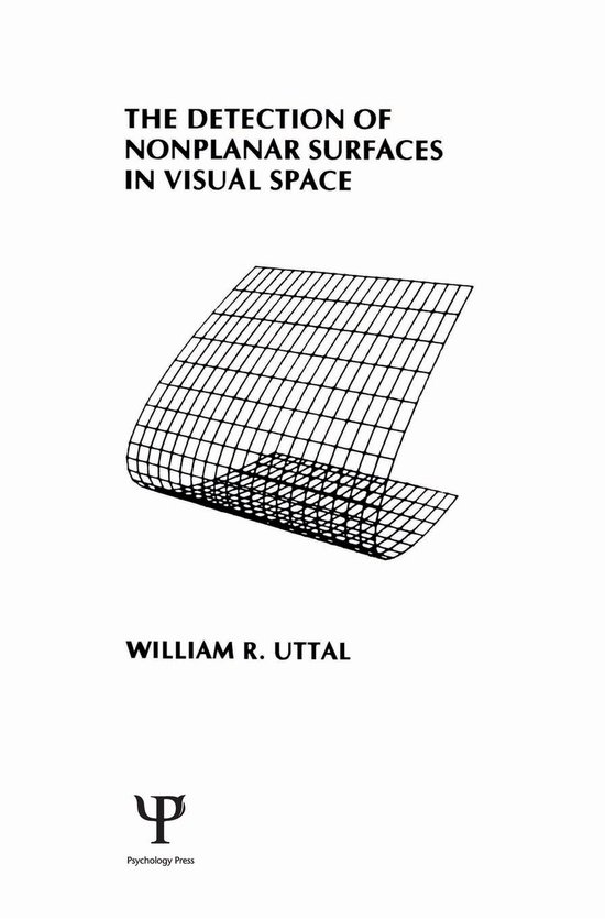 The Detection of Nonplanar Surfaces in Visual Space - cover