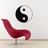 muursticker wallstickershop.eu | Yin en Yang | zwart