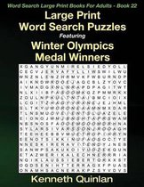 Large Print Word Search Puzzles Featuring Winter Olympics Medal Winners