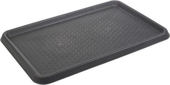 Zwarte laars uitloop mat / kofferbak mat 40 x 60 cm