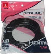 Redline - HDMI kabel - High Speed - 1.4V - Support 3D tot Full HD