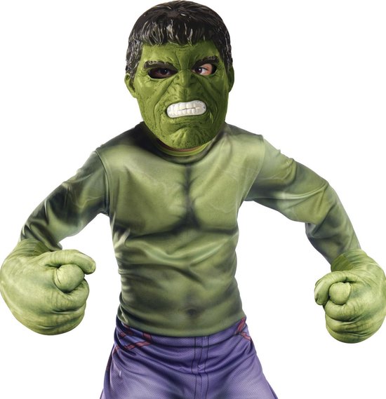 RUBIES FRANCE - Grote handen en masker Hulk set voor kinderen