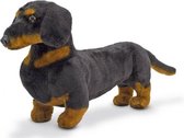 Pluche hond knuffel Teckel 40 cm