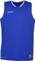 Spalding Move Tanktop kinderen  Basketbalshirt - Maat 128  - Unisex - blauw/wit