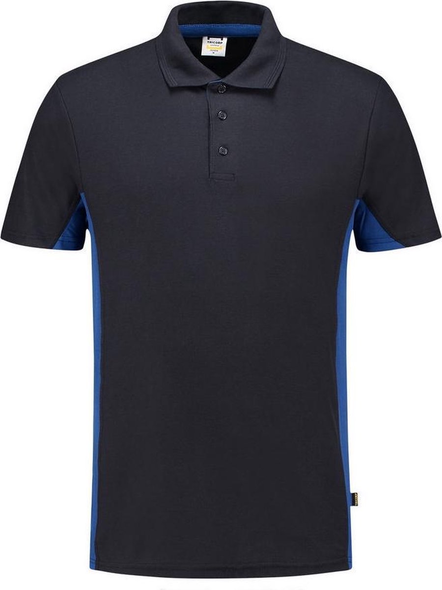 Tricorp Poloshirt Bicolor 202004 Navy/Blauw - Maat 5XL