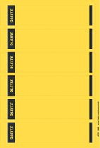 LEITZ dossier rugetiket, 39 x 192 mm, kort, smal, geel