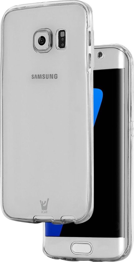 Samsung Galaxy S7 Edge - Protection complète à 360 degrés (avant et  arrière) avec étui... | bol