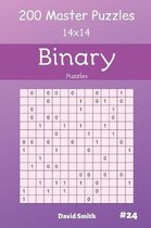 Binary Puzzles - 200 Master Puzzles 14x14 Vol.24