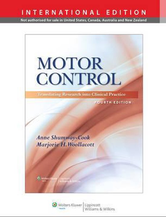 Motor Control 9781451117103 Marjorie Hines Woollacott Boeken bol