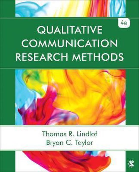 qualitative communication research methods lindlof