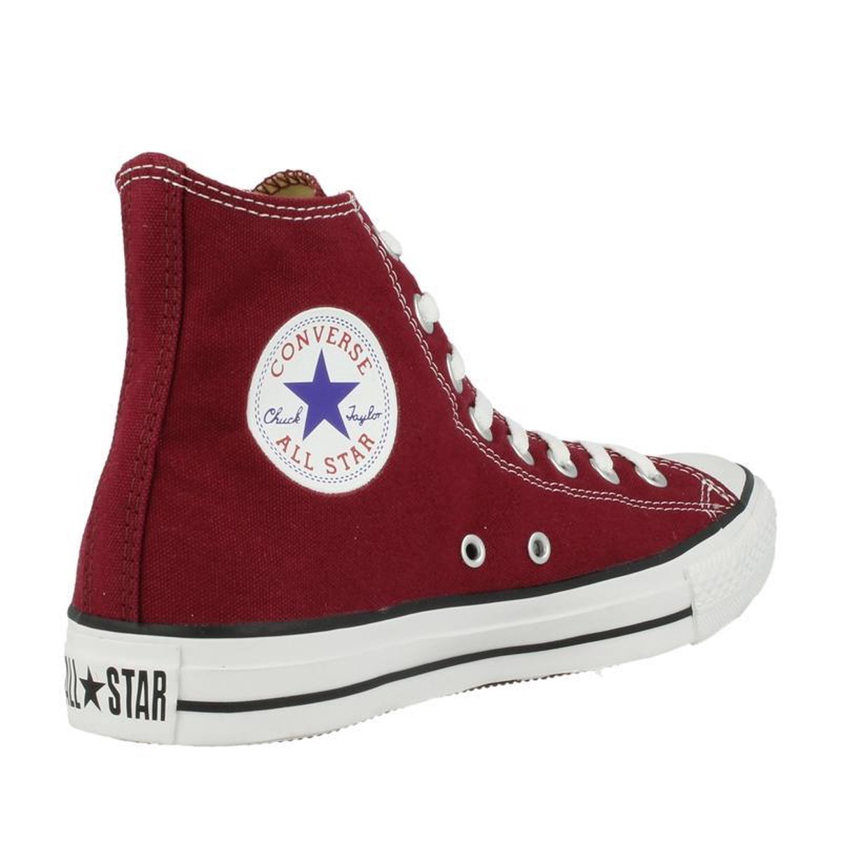 foto serveerster Verslinden Converse All Star Hi Core M9613 Donker Rood maat 44.5 | bol.com