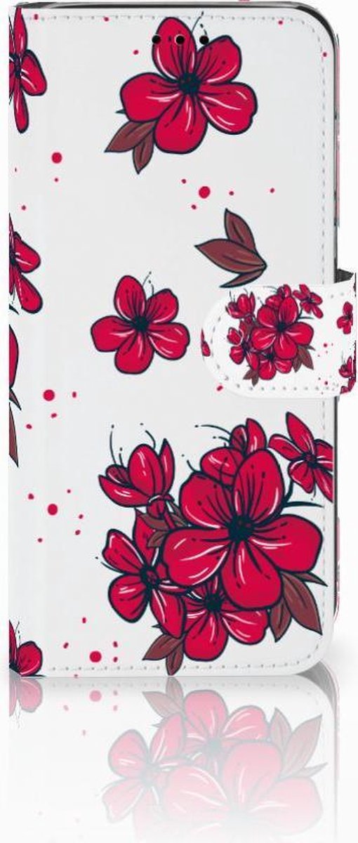 Huawei P20 Lite Hoesje Blossom Red