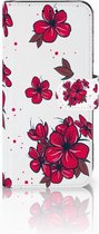 Huawei P20 Lite Bookcase hoesje Design Blossom Red