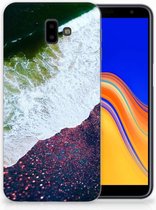 Geschikt voor Samsung Galaxy J6 Plus (2018) TPU Hoesje Design Sea in Space